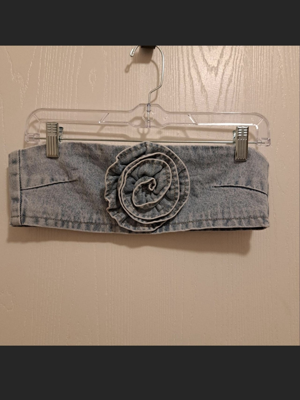 Meshki Denim Croped Top